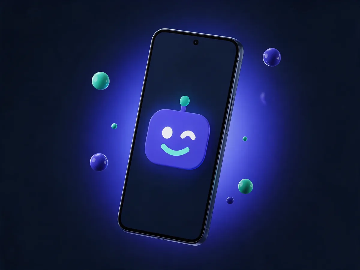 Smartphone mit Armiflow Roboter – Mobile App bald verfügbar