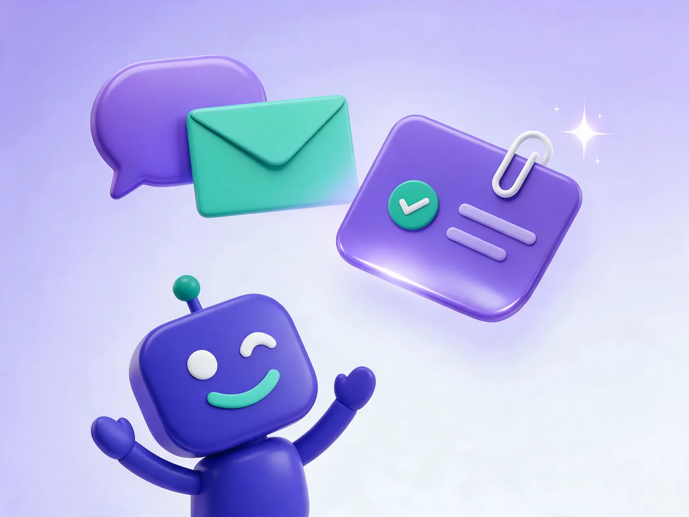 Aus Chat und E-Mail wird eine Aufgabe mit Anhang und KI-Zusammenfassung